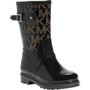 New Michael Kors Black Rain Boots